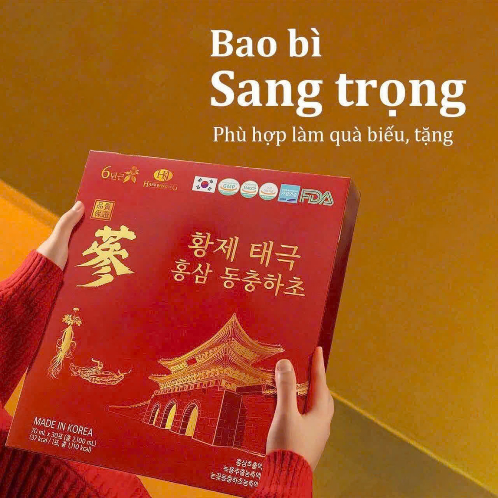 VUA THIÊN SÂM ĐÔNG TRÙNG HANKWANJANG (30 gói x 70ml)